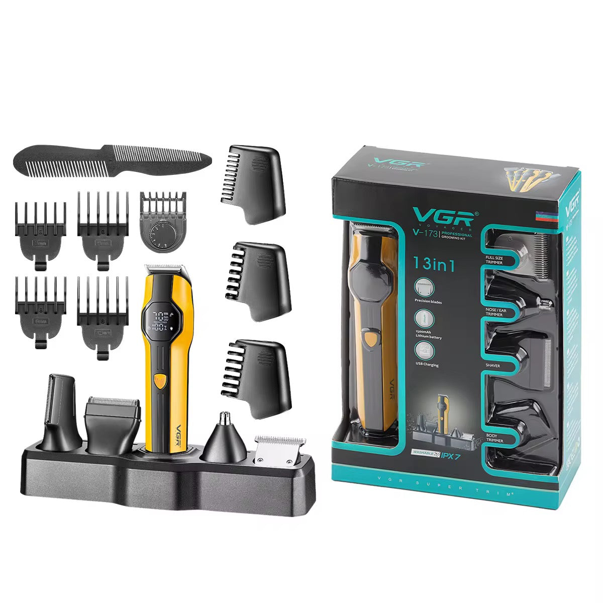 Rebolt 13-in-1 Complete Professional Grooming Kit