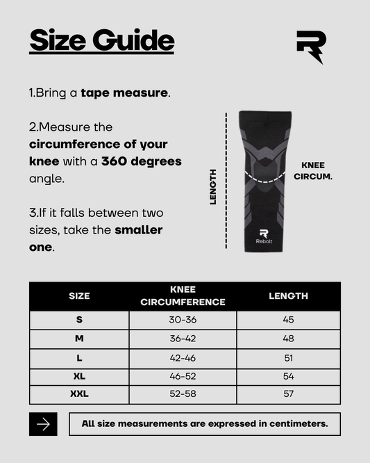 Rebolt Knee Compression Sleeve (1 Sleeve)