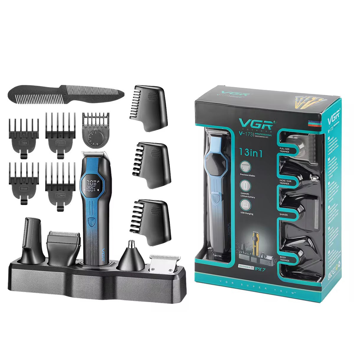 Rebolt 13-in-1 Complete Professional Grooming Kit